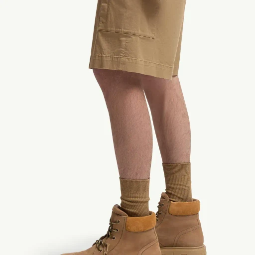 Cotton Gabardine Cargo Shorts