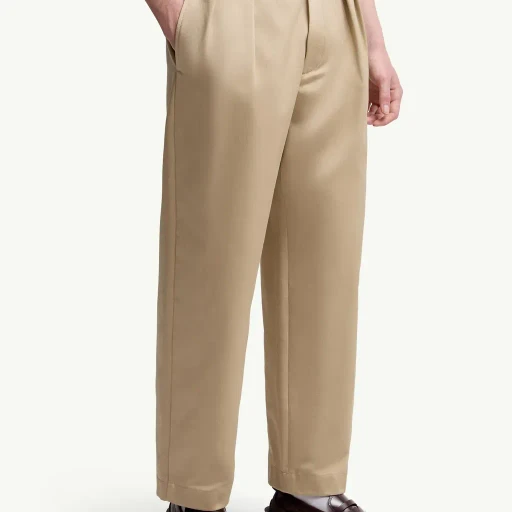 Cotton Gabardine Trousers