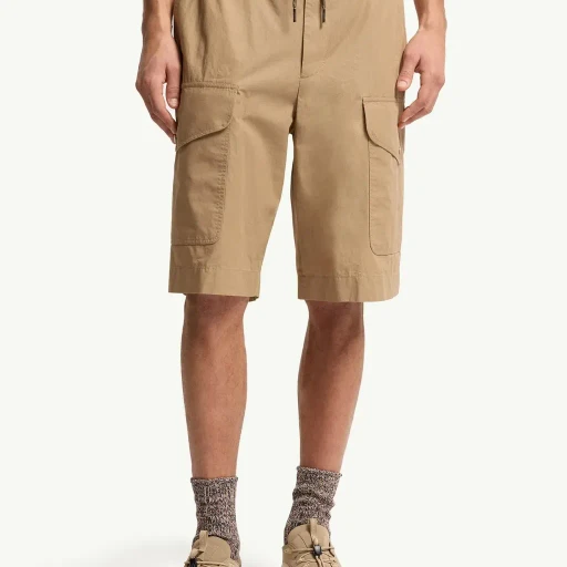 Cotton Poplin Cargo Shorts