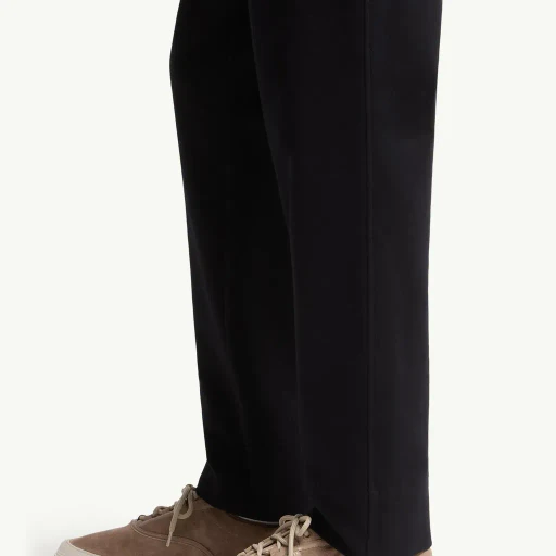 Leather Logo Cotton Blend Track Pants