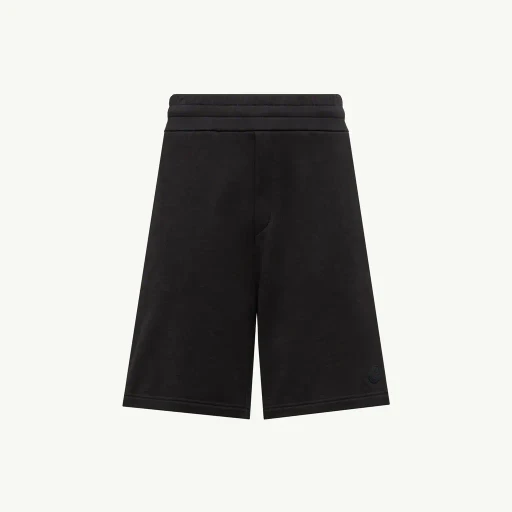Logo Patch Cotton Shorts