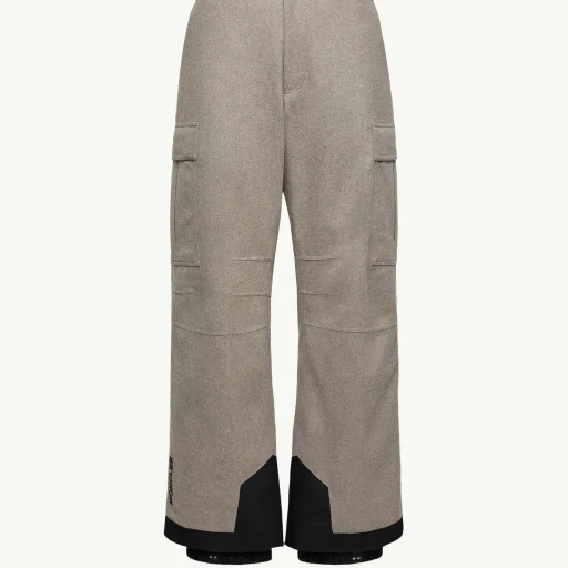 Padded Technical Wool Ski Trousers