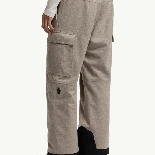 Padded Technical Wool Ski Trousers
