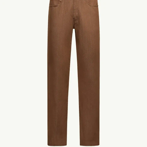 Straight Leg Denim Jeans