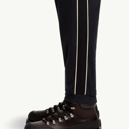 Stripe-Trimmed Cotton Sweattrousers