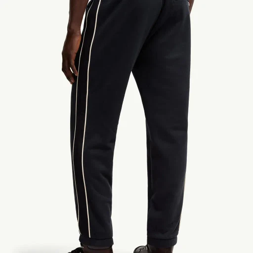 Stripe-Trimmed Cotton Sweattrousers