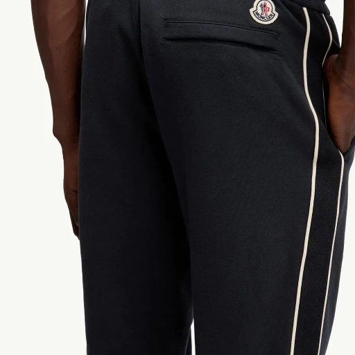 Stripe-Trimmed Cotton Sweattrousers