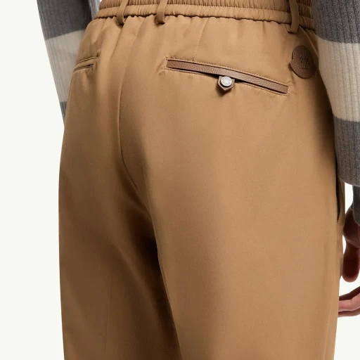 Technical Cotton Blend Trousers