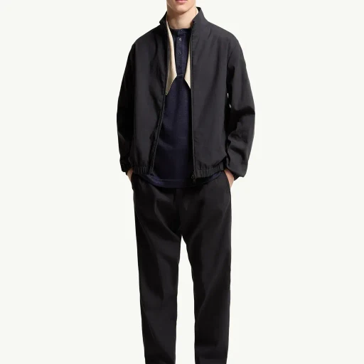 Technical Linen Blend Trousers
