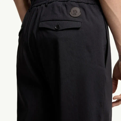 Technical Linen Blend Trousers
