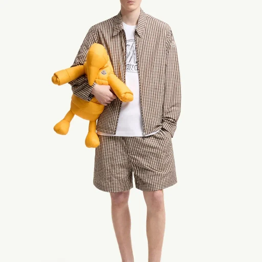 Vichy Cotton Blend Shorts