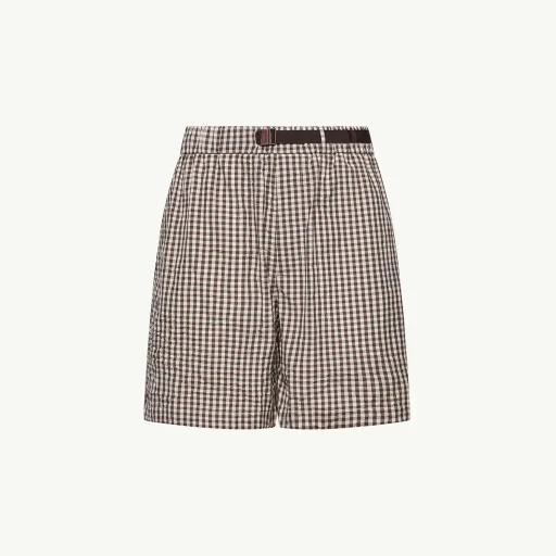 Vichy Cotton Blend Shorts