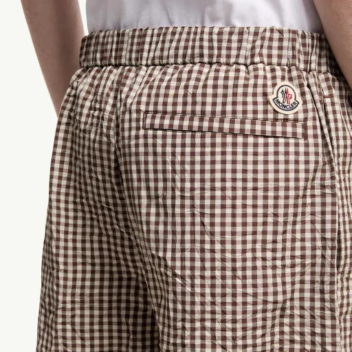 Vichy Cotton Blend Shorts