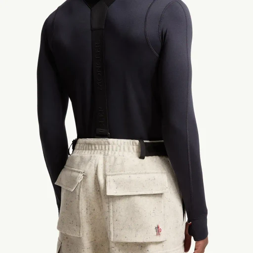 Technical Wool Padded Ski Bib