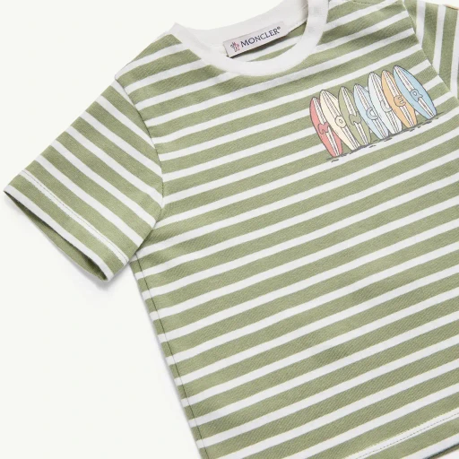 Surf Board Logo Cotton Blend T-Shirt