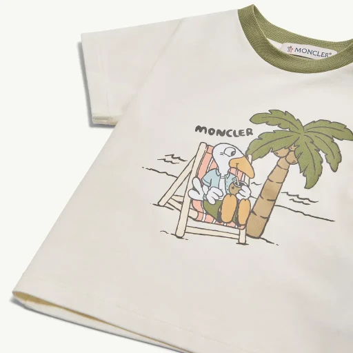Monduck Print Cotton Blend T-Shirt