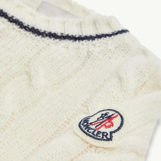 Stripe-Trimmed Wool Jumper
