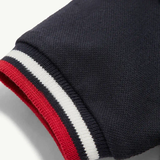 Tricolour-Trimmed Cotton Piquet Polo Shirt