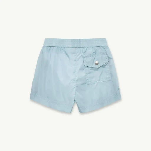 Tricolour-Trimmed Swim Shorts