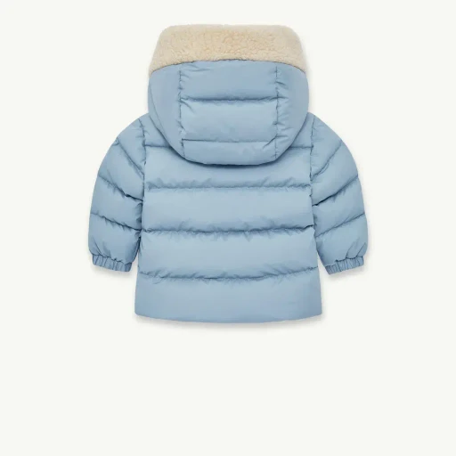 Kesimur Teddy-Trimmed Hooded Down Jacket