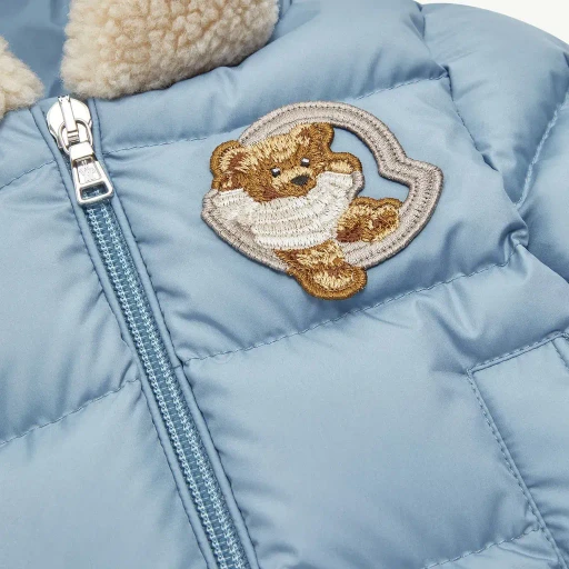 Kesimur Teddy-Trimmed Hooded Down Jacket