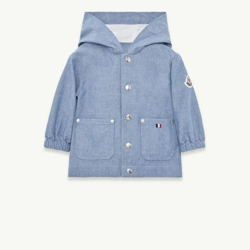 Nur Chambray Hooded Jacket