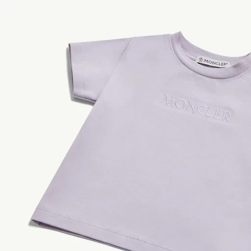 Embroidered Logo Cotton T-Shirt
