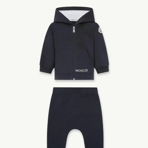 Embroidered Logo Cotton Tracksuit