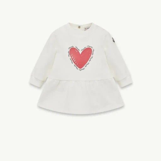 Heart Motif Cotton Dress