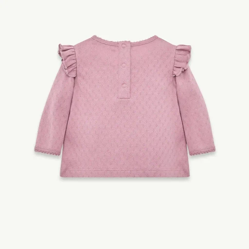 Ruffled Long Sleeve T-Shirt
