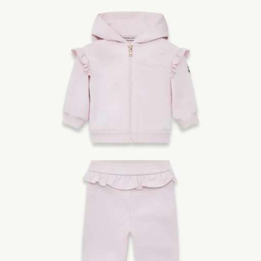 Ruffle-Trimmed Cotton Set