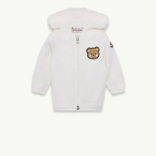 Teddy Bear Cotton Zip-Up Hoodie