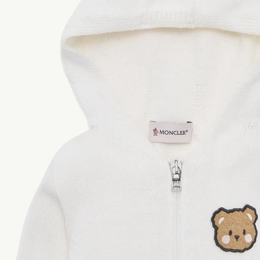 Teddy Bear Cotton Zip-Up Hoodie