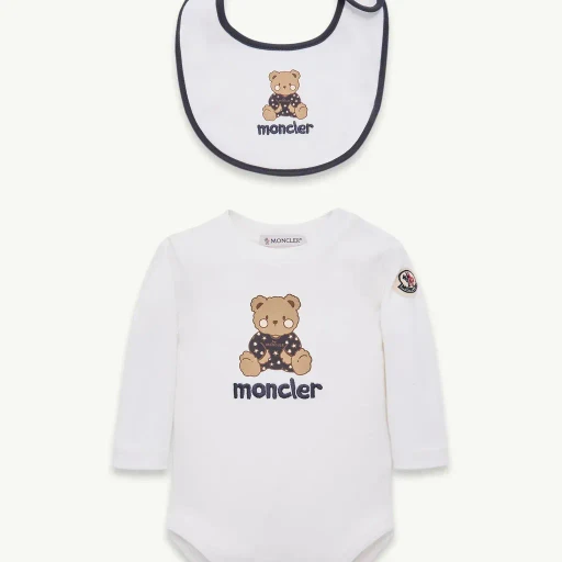 Teddy Bear Logo Cotton Set With Gift Box