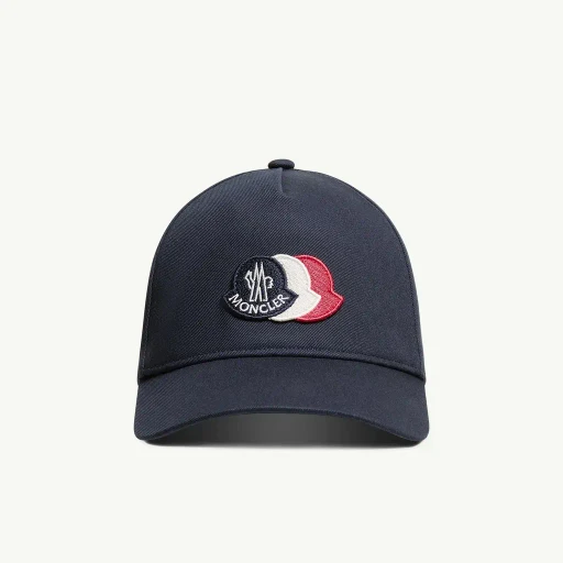 Tricolour Logo Cotton Baseball Cap