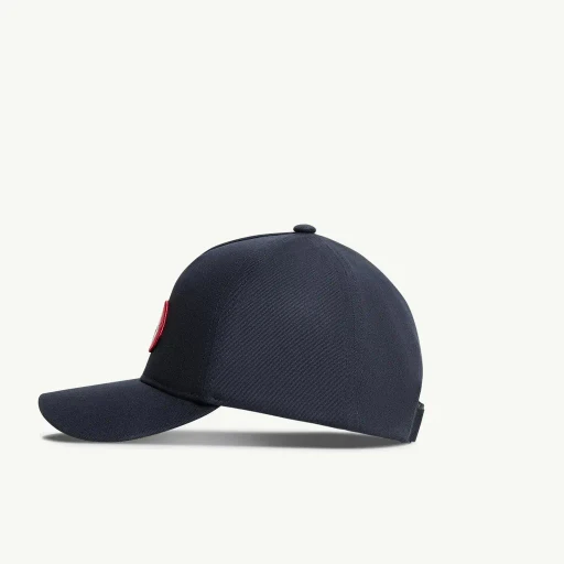 Tricolour Logo Cotton Baseball Cap