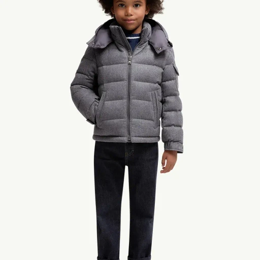 Montgenevre Hooded Wool Down Jacket