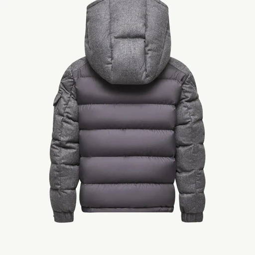 Montgenevre Hooded Wool Down Jacket