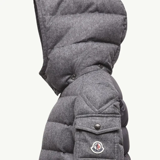 Montgenevre Hooded Wool Down Jacket