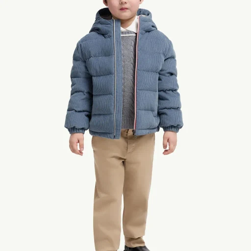 Puki Hooded Corduroy Down Jacket