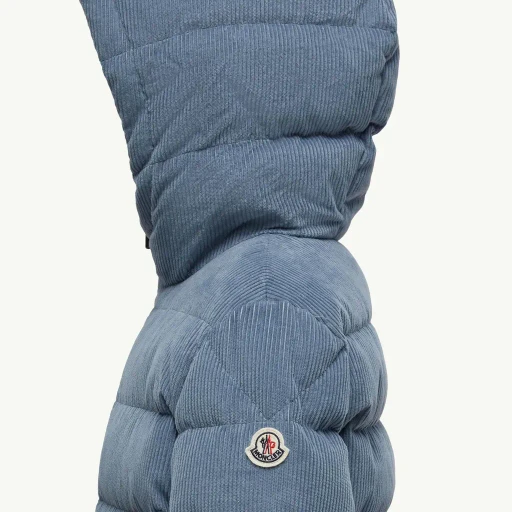 Puki Hooded Corduroy Down Jacket
