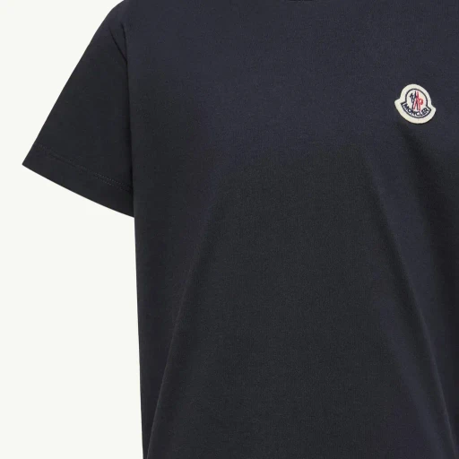 Logo Patch Cotton T-Shirt