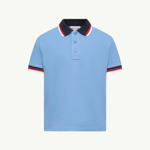 Tricolour-Trimmed Cotton Polo Shirt