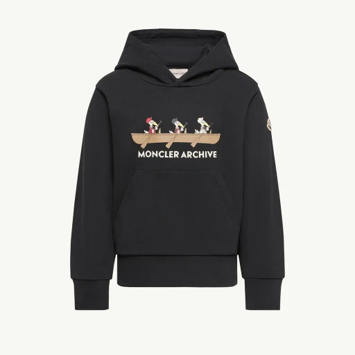 Embroidered Monduck Cotton Hoodie