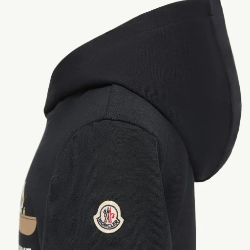 Embroidered Monduck Cotton Hoodie