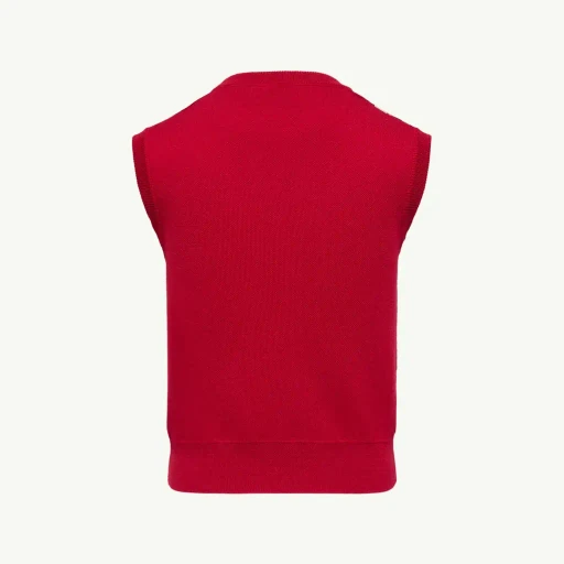 Duck Jacquard Wool Gilet