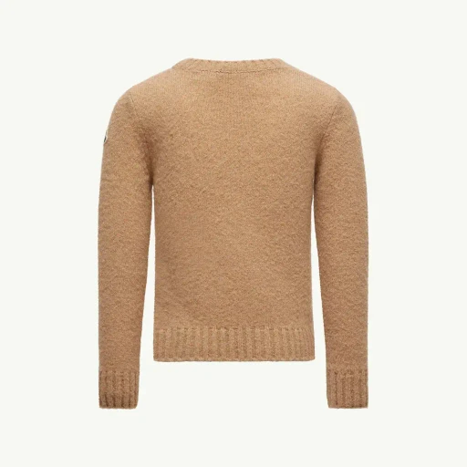 Embroidered Logo Wool Blend Jumper