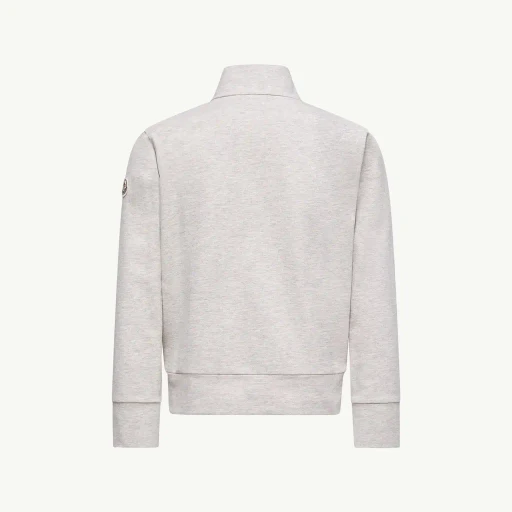 Logo Crest Stretch Cotton Polo Neck