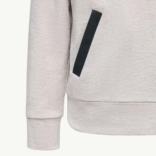 Logo Crest Stretch Cotton Polo Neck