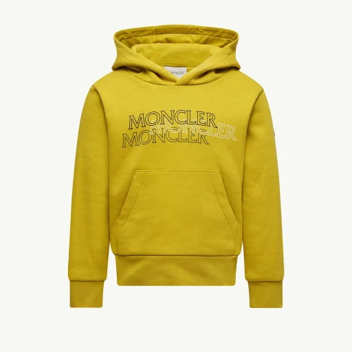 Triple Logo Cotton Hoodie